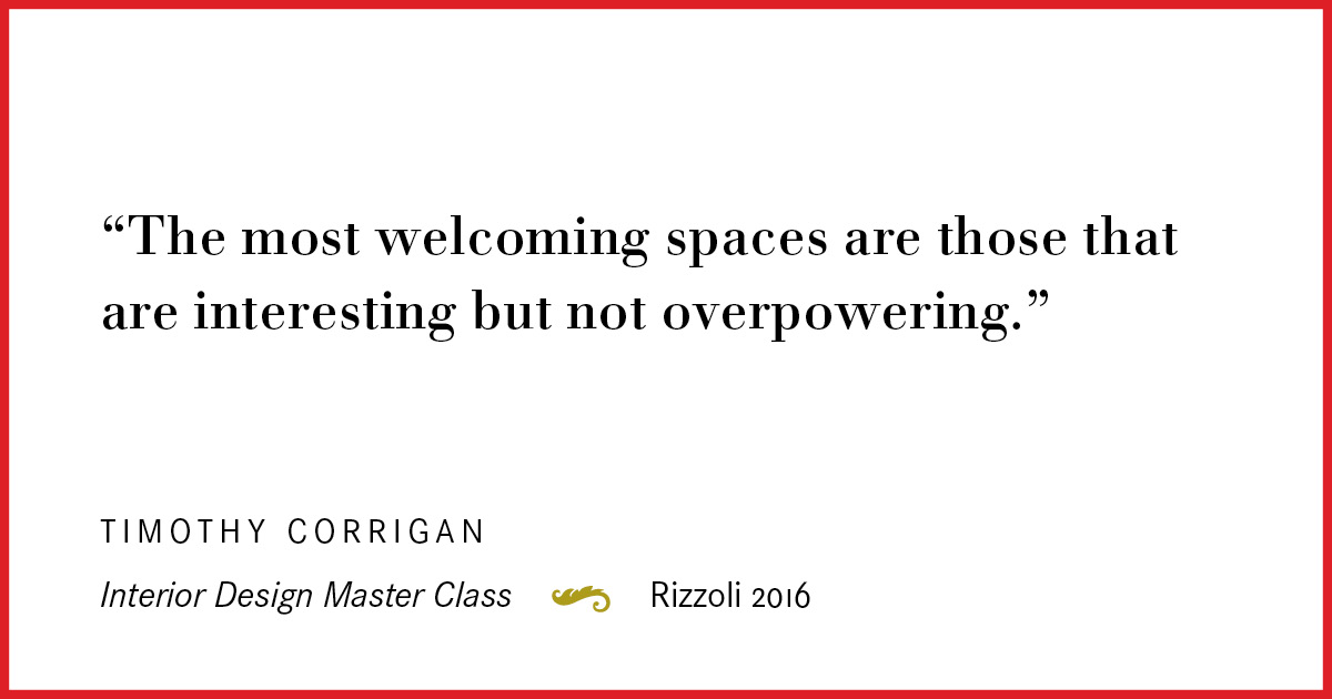 Interior Design Master Class Timothy Corrigan